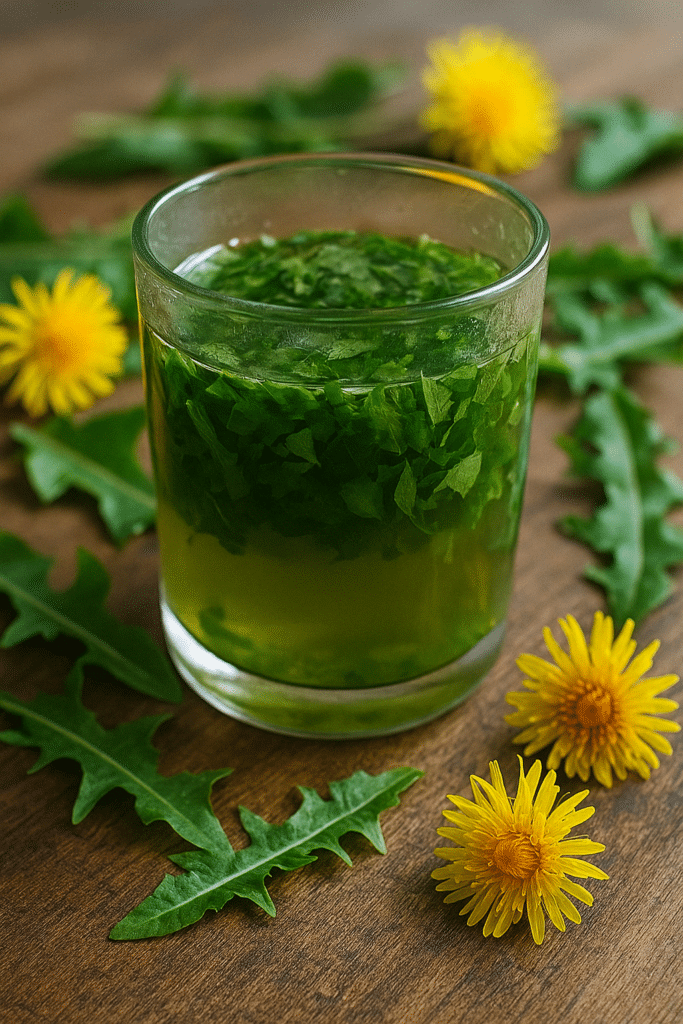 Getränk Löwenzahn Leberkur