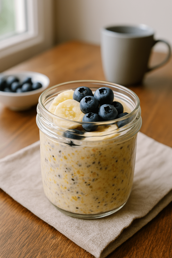 Einweichen über Nacht - Overnight Oats Rezept mit Joghurt