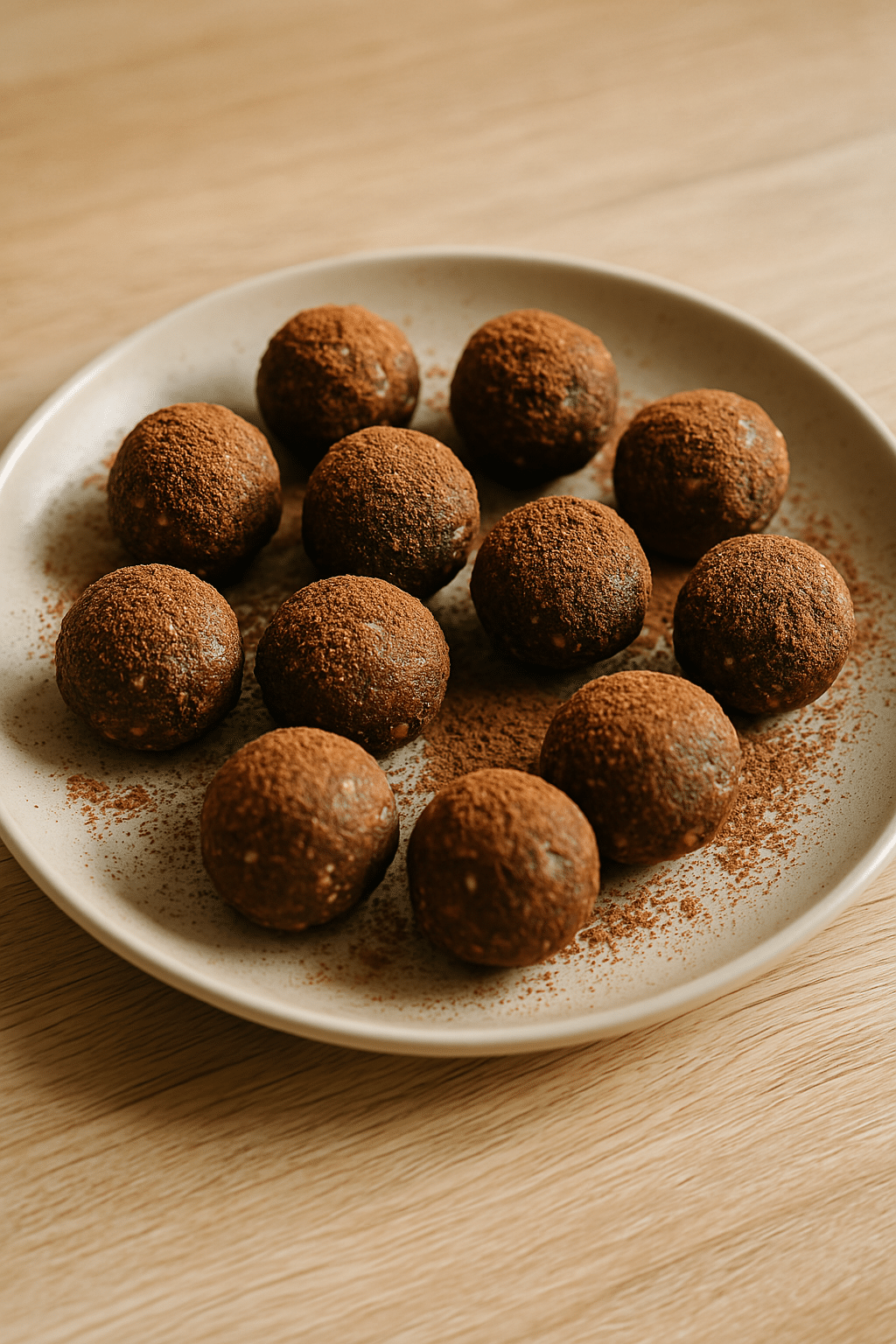 Schoko Erdnuss Energy Balls